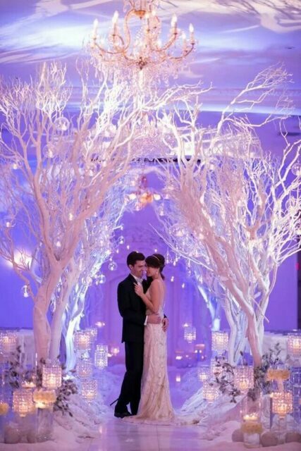 Glass Fairytale Winter Wedding