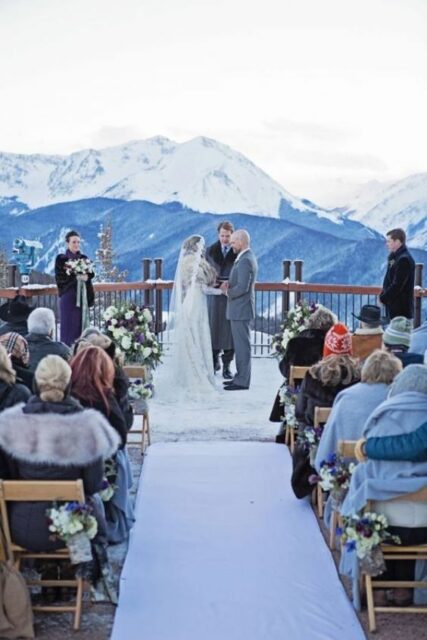 Winter Wedding in the Mountains
