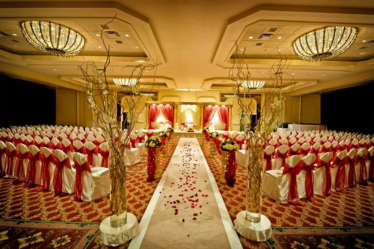 An expensive wedding venue