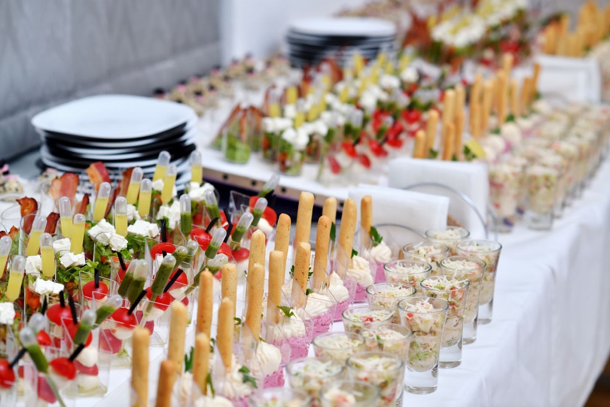 Arrange for a great supply hors d'oeuvres