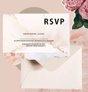 What Does RSVP Mean on a Wedding Invitation