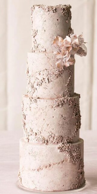 Ultra-Textured Wedding Cakes